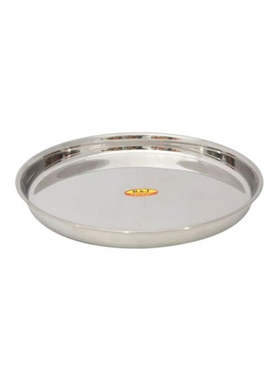 Buy Stainless Steel Plate Silver 29cm in UAE