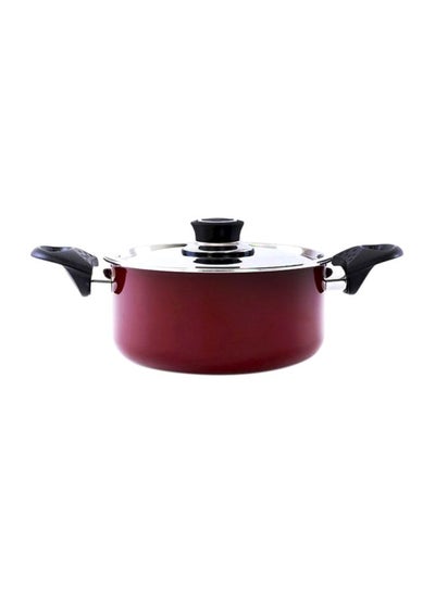 Buy Cooking Pot Red 18cm in UAE