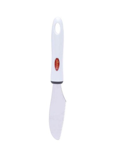 Buy Stainless Steel Spreading Knife Silver/White/Red in UAE