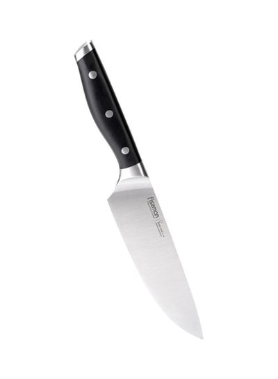 اشتري Coloured Non Stick Stainless Steel Chef Knife أسود/فضي 8 بوصة في الامارات