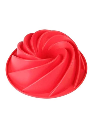 Buy Cake Baking Mold Red 24.5x8.9cm in UAE