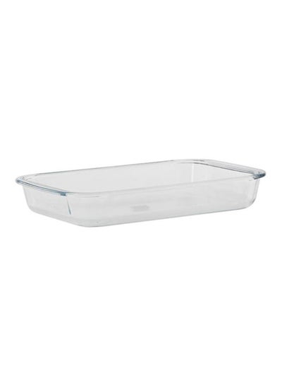 Buy Rectangular Baking Dish Clear 1.8Liters in Saudi Arabia