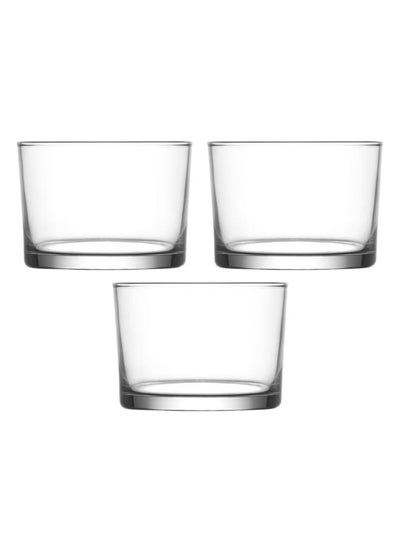 اشتري 3-Piece Bodega Soft Drink Glass Set Clear 240 مل في الامارات