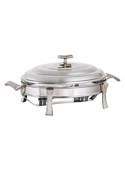 Buy Onda Stainless Steel Oval Warmer Silver 3Liters in UAE