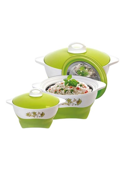 Cello Super3 3-Piece Hot Pot Insulated Casserole Hot Pack Food Warmer Gift  Set