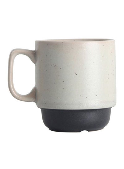 Buy Kiln Coffee Mug Beige/Black 7.9x9.2cm in UAE