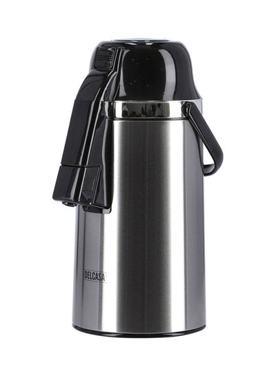 Buy Airpot Glass Vacuum Flask Silver/Black 20.6x20.4x34.9cm in UAE