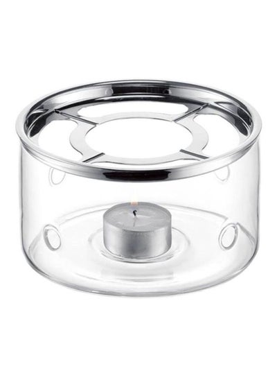 Buy Bistro Medium Warmer Clear/Silver 13.5cm in Saudi Arabia