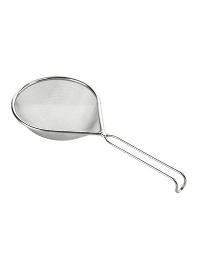 Buy Elongated Strainer Silver 18x22cm in UAE