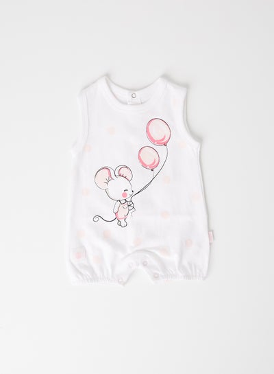Buy Baby Front Graphic Onesie White in Egypt