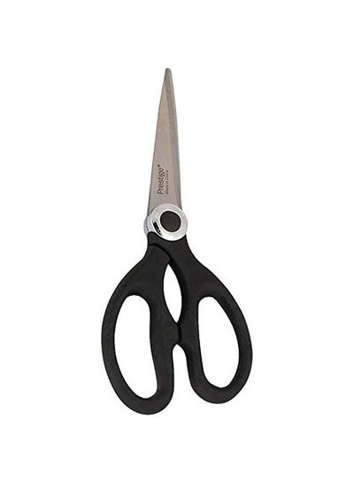 Buy Kitchen Scissors Silver/Black 284x116x14mm in UAE