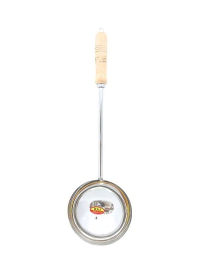 Buy Stainless Steel Ladle Spoon Silver/Beige 55.5x16cm in UAE