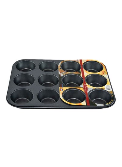 Buy 12 Cup Muffin Pan 26x2x20cm in Saudi Arabia