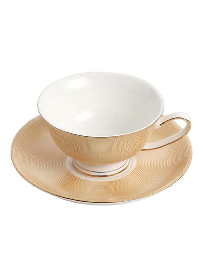 اشتري Coffee Cups And Saucers Gold 10 x 10 x 6centimeter في الامارات