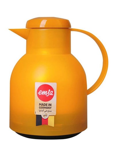 Buy Samba Vieleck Thermos Flask Yellow 1Liters in Saudi Arabia