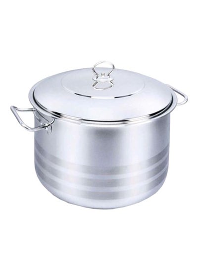 Buy Casserole Pot With Lid Silver 33x50cm in UAE