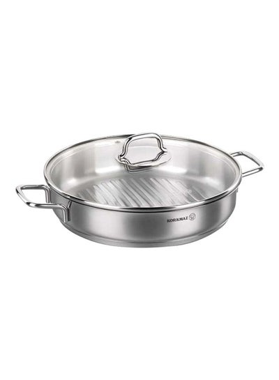 اشتري Perla Saute Casserole Silver 28x5.5centimeter في الامارات