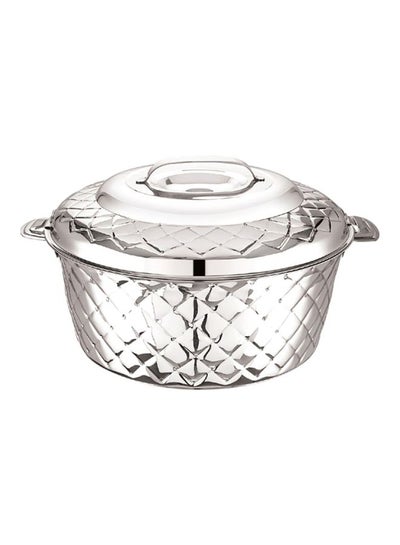 Buy Stainless Steel 4000ml Hotpot Silver 32cm in UAE