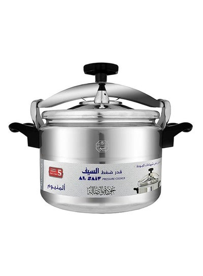 Buy Al Saif Aluminium Pressure Cooker Silver 5Liters in Saudi Arabia