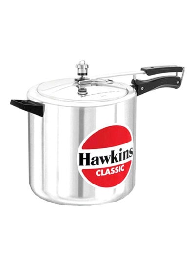 Buy Classic Pressure Cooker Silver/Black 12Liters in Saudi Arabia