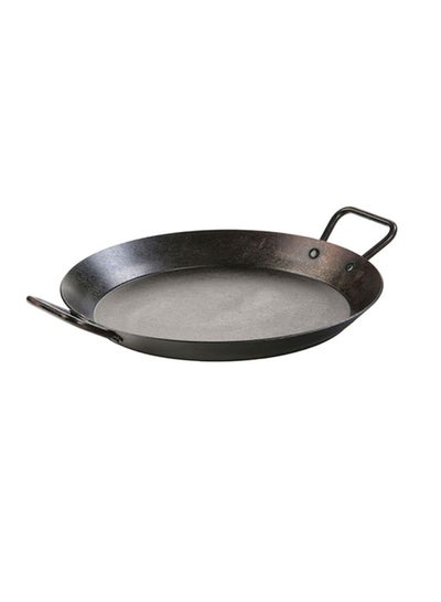 Buy Pre-Seasoned Carbon Steel Skillet Black 15inch in UAE