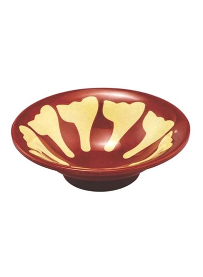 Buy Hummus Bowl Large Brown/Beige 6.5inch in UAE