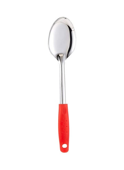 Buy Handle Basting Spoon Silver 35x7cm in UAE
