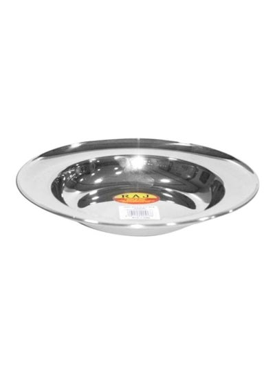 اشتري Stainless Steel Soup Plate فضي 23 سنتيمتر في الامارات