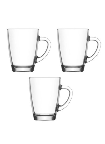 Buy 3-Piece Vega Mug Set Clear in UAE