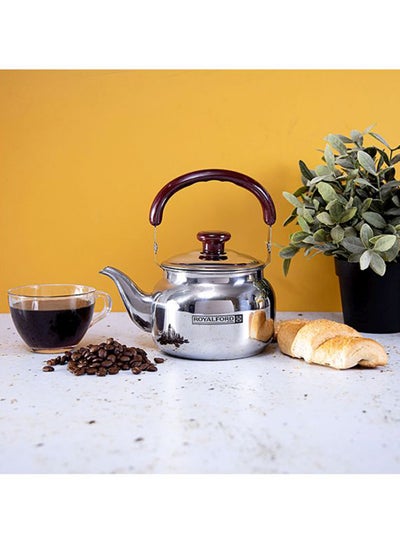 Buy Stove Top Tea Kettle Silver/Maroon in Egypt