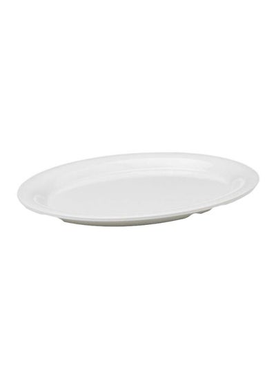 Buy Standard Oval Platter Ivory 34cm in UAE