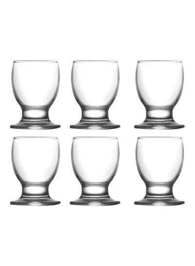 Buy 6-Piece Nectar Glass Set Clear in UAE