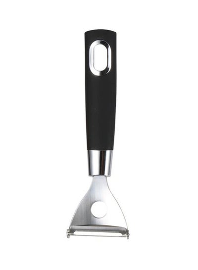 Buy Ergo Stainless Steel Y Shape Peeler Black 19x5.5cm in UAE