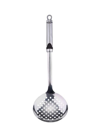 Buy Stainless Steel Skimmer Silver/Black 37x11cm in Saudi Arabia