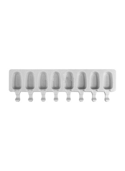 Buy 8-Cavity Popsicle Mould White 42x12.5x2cm in Egypt