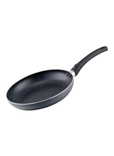 Buy Non-Stick Aluminum Frying Pan Grey/Black 26cm in UAE