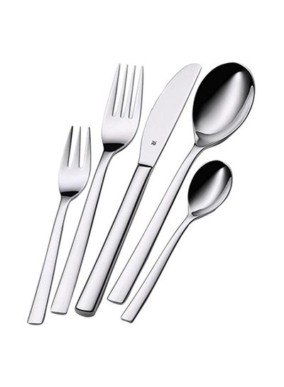 Buy 30-Piece Palermo Cutlery Set Silver in UAE