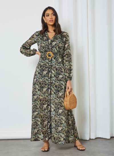 Buy Neveah Maxi Dress Multi in UAE