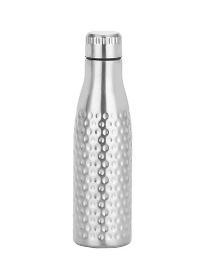 Buy Stainless Steel Sport Bottle Silver/Black 750ml in UAE