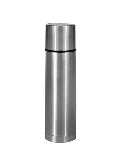 Buy Stainless Steel Vacuum Bottle Silver/Black 1000ml in UAE