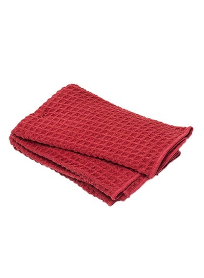 Buy 2-Piece Kitchen Towel Set Red 40x48cm in Saudi Arabia