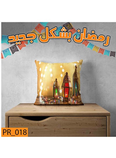 اشتري غطاء وسادة بطابع رمضان متعدد الألوان 40*40سم في مصر