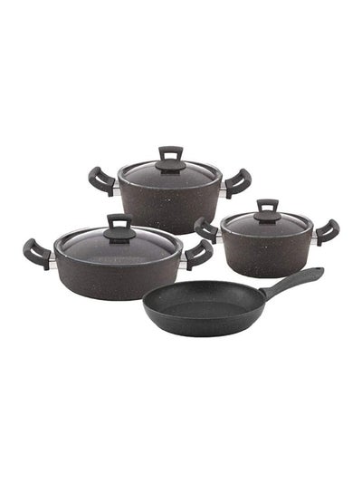 اشتري 7-Piece Germanitium Cooking Set رمادي 54x36x14سم في الامارات