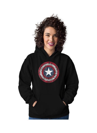 Buy Captain America Shield Sweatshirt Black in Egypt