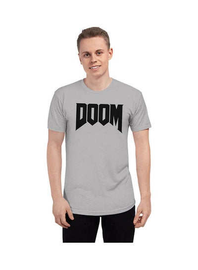 Buy Doom  T-Shirt Grey in Egypt