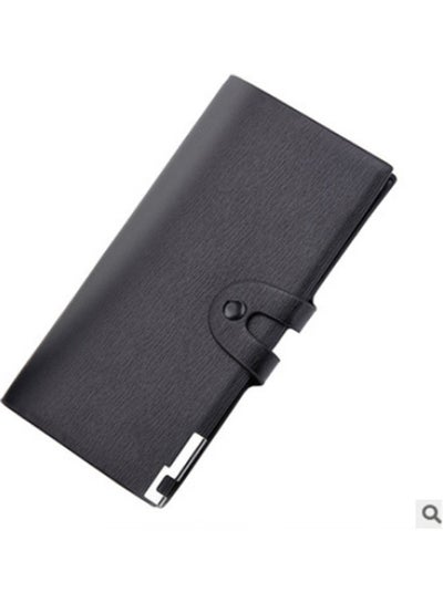 Buy Men's Long Wallet Black in UAE