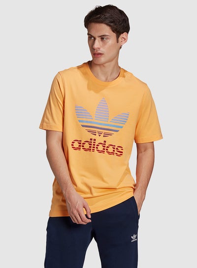Trefoil Ombré T-Shirt Hazy Orange 