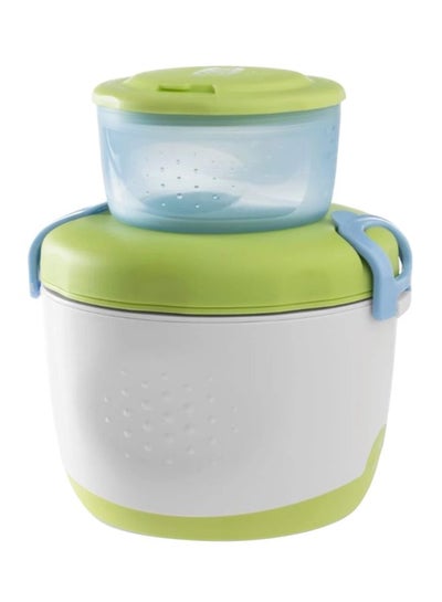 Buy Thermal Food Containers System, 6+ Months, White/Green/Blue in UAE