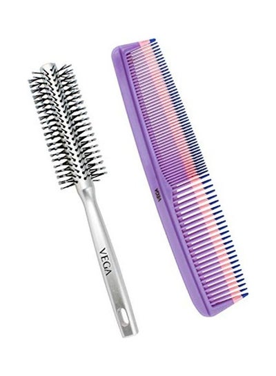 Buy 2-Piece Hair Brush and Comb in UAE