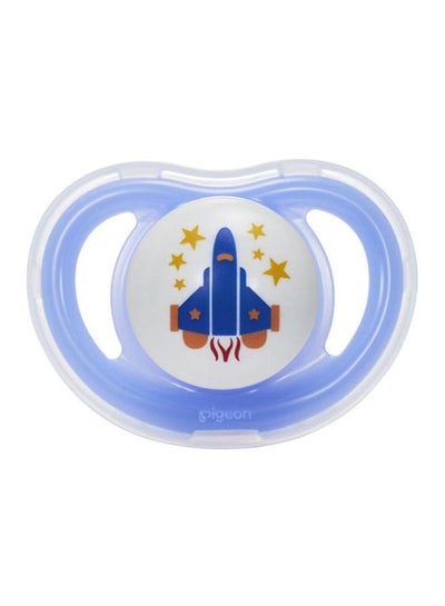 Buy Minilight Pacifier Aeroplane 1 piece - S (+0 Months) - Boy in UAE